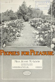Cover of: Peonies for pleasure