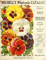 Cover of: Michell's wholesale catalog: July and August : seeds, bulbs, plants and greenhouse supplies