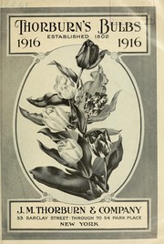Cover of: Thorburn's bulbs 1916