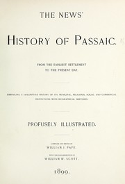 Cover of: The News' history of Passaic by William Jamieson Pape