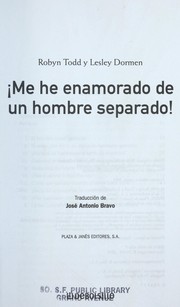 Cover of: Me He Enamorado de Un Hombre Separado