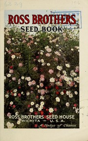 Cover of: Ross Brothers seed book
