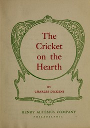 Cover of: The cricket on the hearth by Charles Dickens