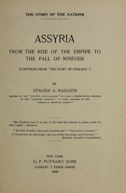 Cover of: Assyria from the rise of the empire to the fall of Nineveh: continued from Chaldea