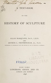 Cover of: A text-book of the history of sculpture.
