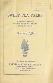Sweet pea talks by Knight and Struck Company
