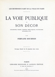 La voie publique et son décor by Bournon, Fernand Auguste Marie