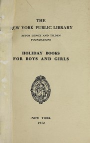 Cover of: Holiday books for boys and girls by New York Public Library.