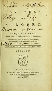 Cover of: A system of surgery