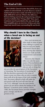 Cover of: End of life issues: what the Church teaches