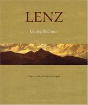 Cover of: Lenz by George Buchner