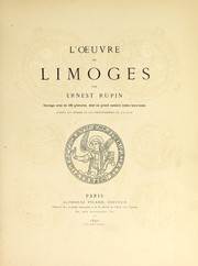 L'oeuvre de Limoges by Ernest Rupin
