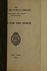 Cover of: Facts for the public
