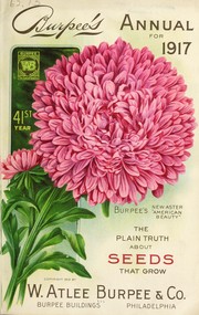 Cover of: Burpee's annual for 1917: the plain truth about seeds that grow