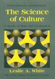 Cover of: The science of culture by Leslie A. White