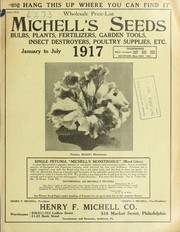 Cover of: Wholesale price-list: January to July : Michell's seeds, bulbs, plants, fertilizers, garden tools, insect destroyers, poultry supplies, etc