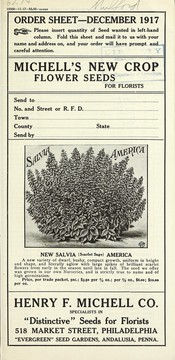 Cover of: Michell's new crop: flower seeds