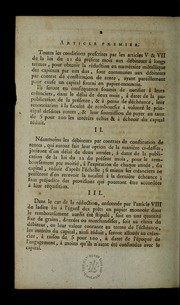 Cover of: Projet de re solution additionnelle par Duschene sur les transactions: se ance du 19 frimaire an 6.