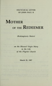 Redemptoris Mater (Vatican Document) by Pope John Paul II