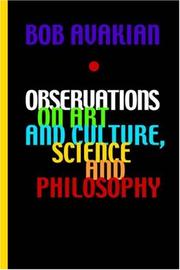 Cover of: Observations on Art and Culture, Science and Philosophy