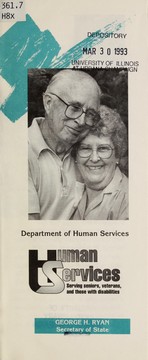 Cover of: Human services