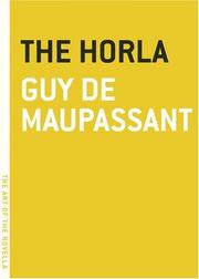 The horla by Guy de Maupassant