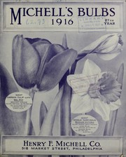 Cover of: Michell's bulbs: 1916, 27th year