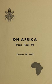 Cover of: On Africa