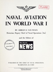 Cover of: Naval aviation in World War I
