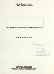 Cover of: Gait analysis in the science of rehabilitation