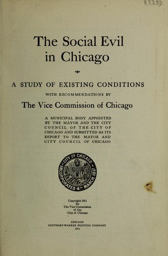 The social evil in Chicago.