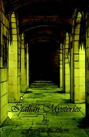 Cover of: Italian Mysteries (Gothic Classics)