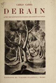 Cover of: André Derain: avec 32 reproductions en phototypie