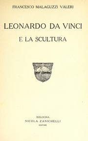 Cover of: Leonardo da Vinci e la scultura.