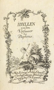 Cover of: Idyllen