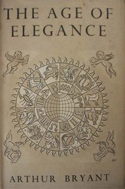 Cover of: The age of elegance, 1812-1822.
