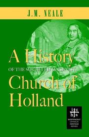 Cover of: A History of the So-called Jansenist Church of Holland