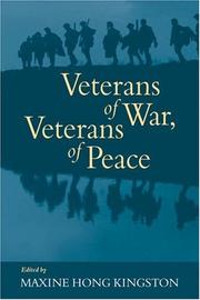 Cover of: Veterans of War, Veterans of Peace