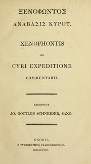Cover of: Xenopho ntos Anabasis Kyrou = by Xenophon