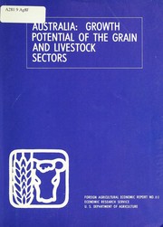 Cover of: Australia: growth potential of the grain and livestock sectors