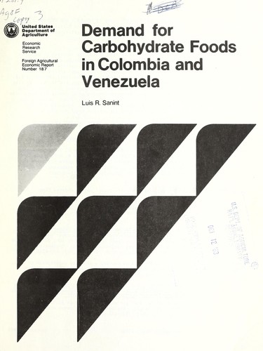 Demand for carbohydrate foods in Colombia and Venezuela