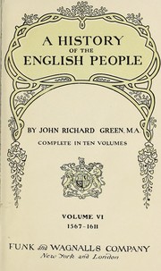 Cover of: A history of the English people