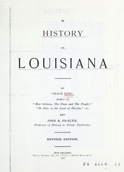 Cover of: A history of Louisiana