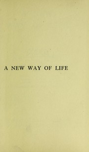 Cover of: A new way of life