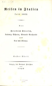 Cover of: Reisen in Italien seit 1822