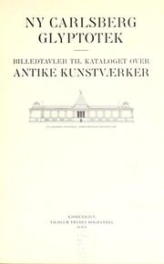 Cover of: Billedtavler til kataloget over antike kunstvaerker.