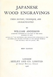 Cover of: Japanese wood engravings: their history, technique and characteristics.