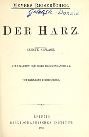 Cover of: Wegweiser durch den Harz