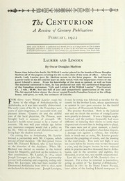 Cover of: Laurier and Lincoln
