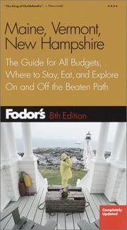 Fodor's Maine, Vermont, New Hampshire